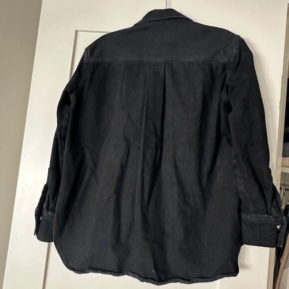 Beaufille Black Oversized Denim shirt - Picture 7 of 7